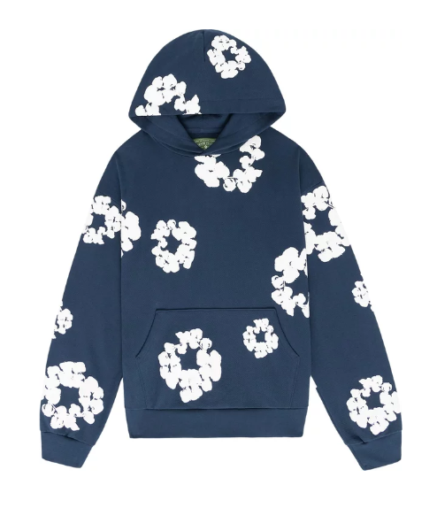 Denim Tears The Cotton Wreath Sweatshirt Navy