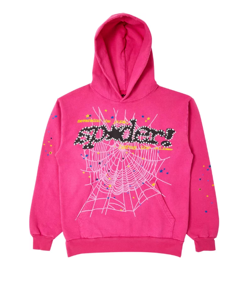 Sp5der P*nk V2 Hoodie Pink