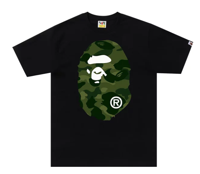 BAPE Color Camo Big Ape Head Tee