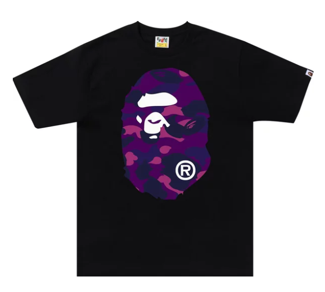 BAPE Color Camo Big Ape Head Tee