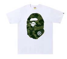 Load image into Gallery viewer, BAPE Color Camo Big Ape Head Tee
