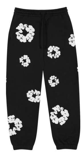 Denim Tears The Cotton Wreath Sweatpants Black