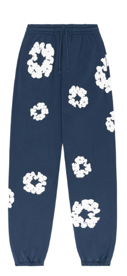 Denim Tears The Cotton Wreath Sweatpants Navy